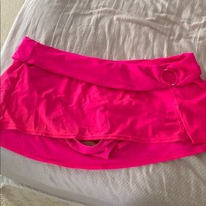 Land Bryant Swim Skirt GUC Size 20. Hot Pink.